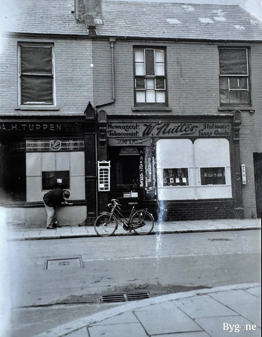 A.H Tuppen, W. Nutter Newsagents, 142 Highland Road, Eastney, 1941.