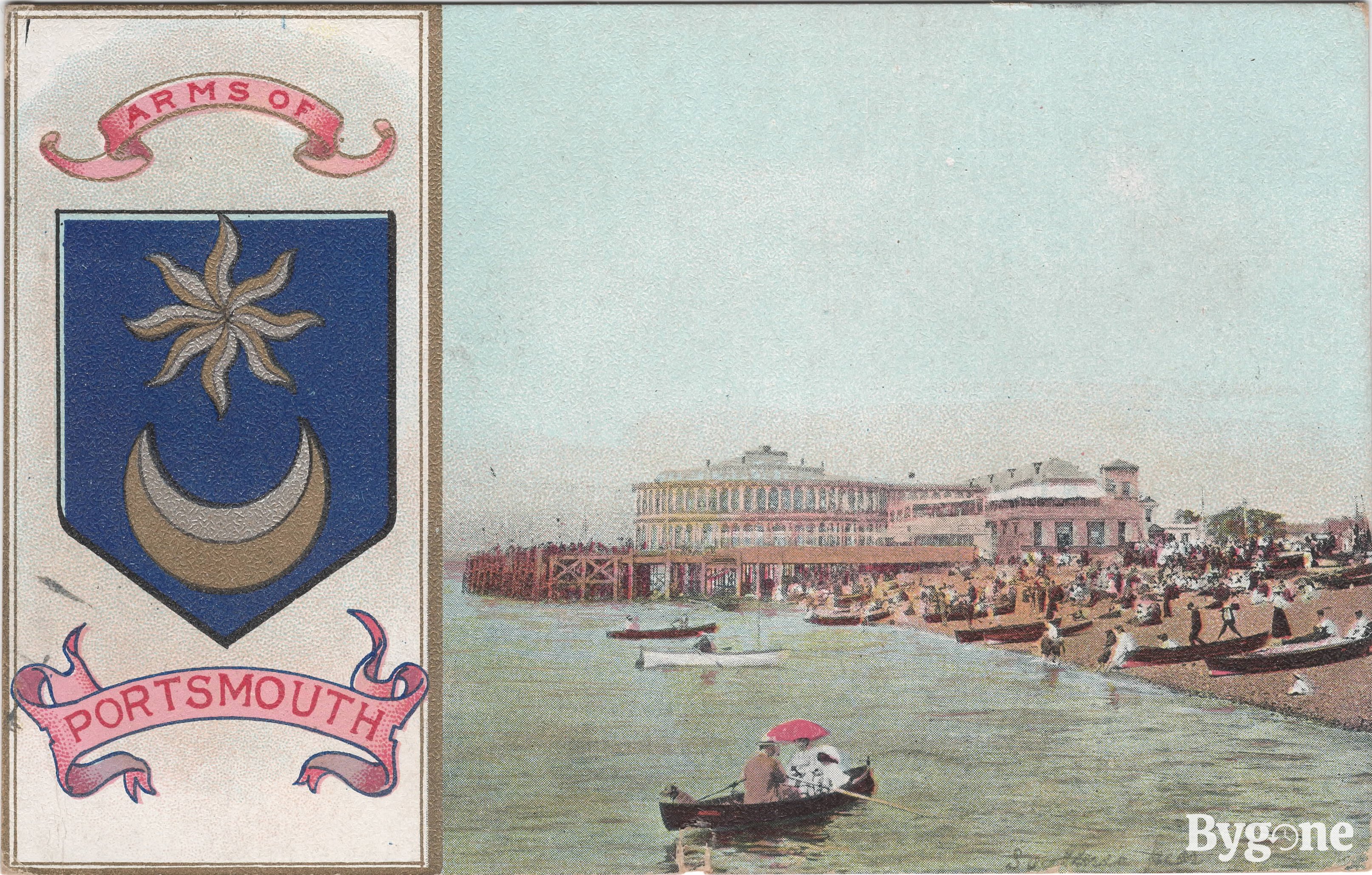 Arms of Portsmouth, Clarence Pier, 1907