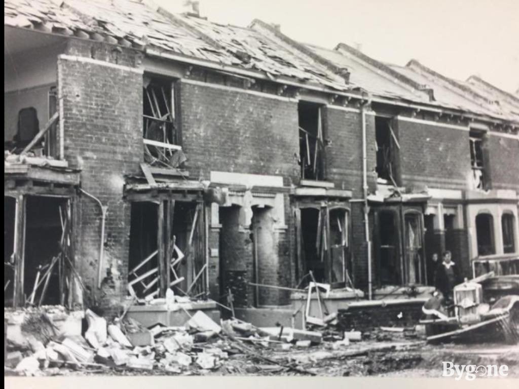Bomb Damage, Portchester Road, North End