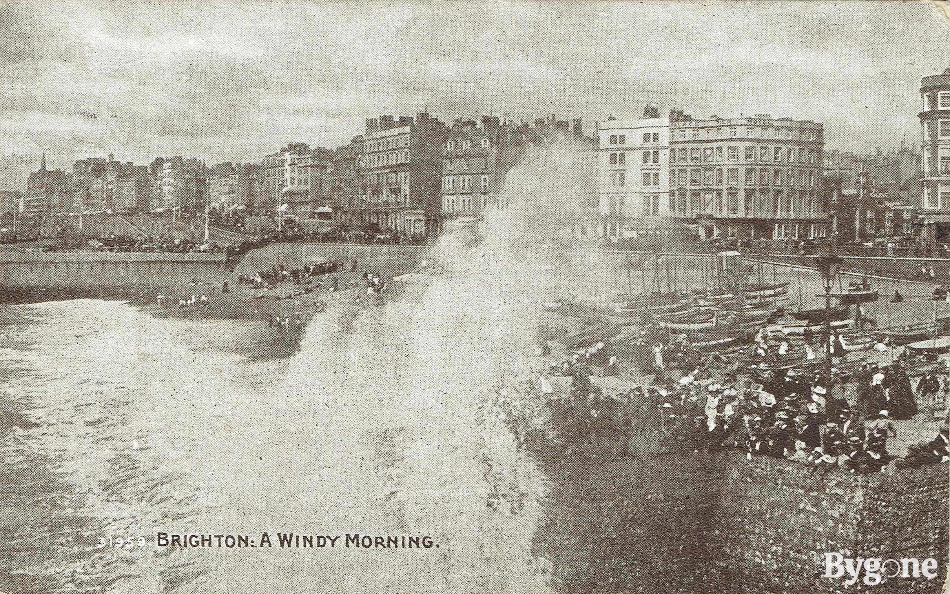 Brighton, A Windy Morning.