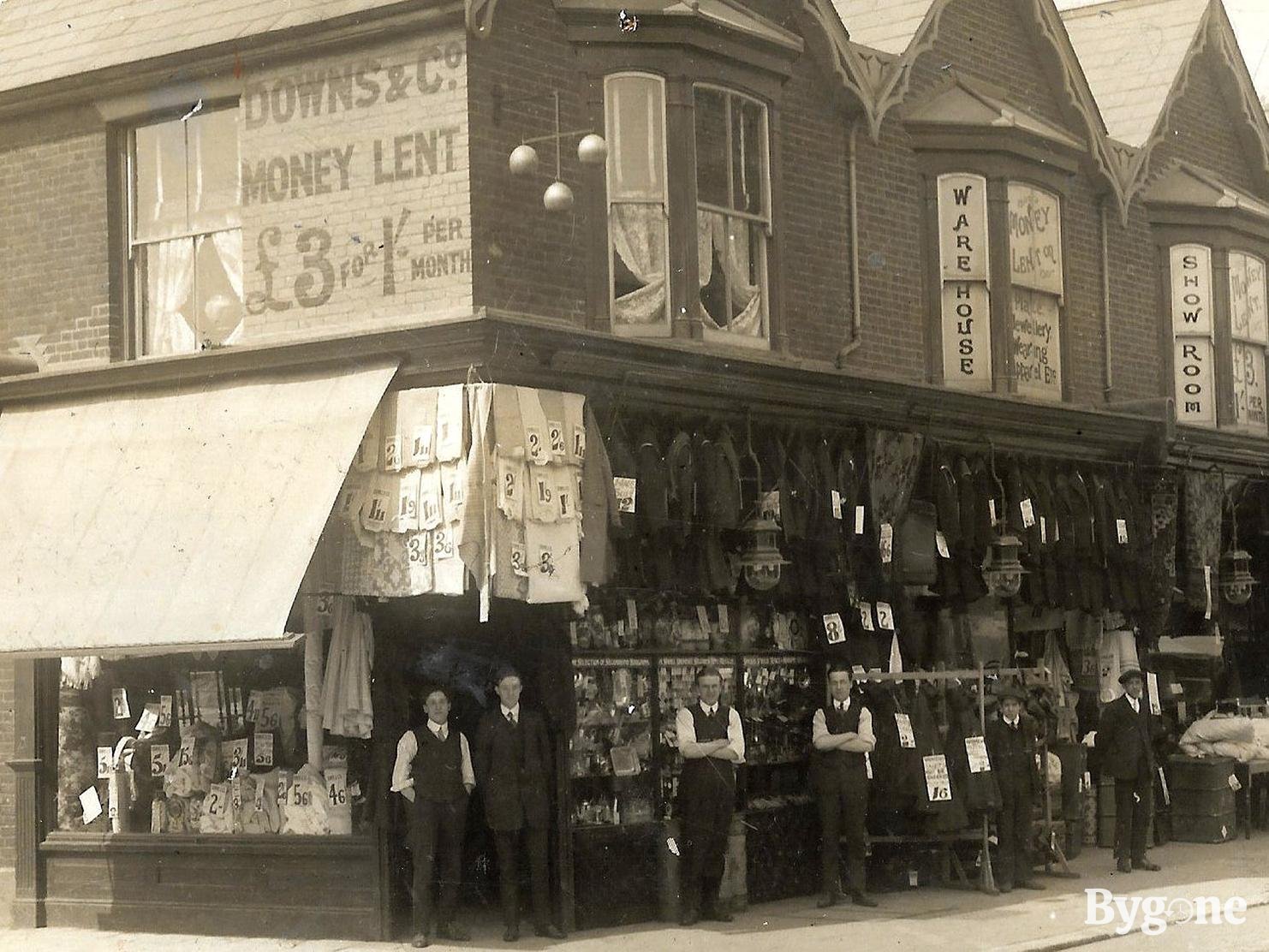 Downs and Co Pawn shop, 157-161 Kingston Road