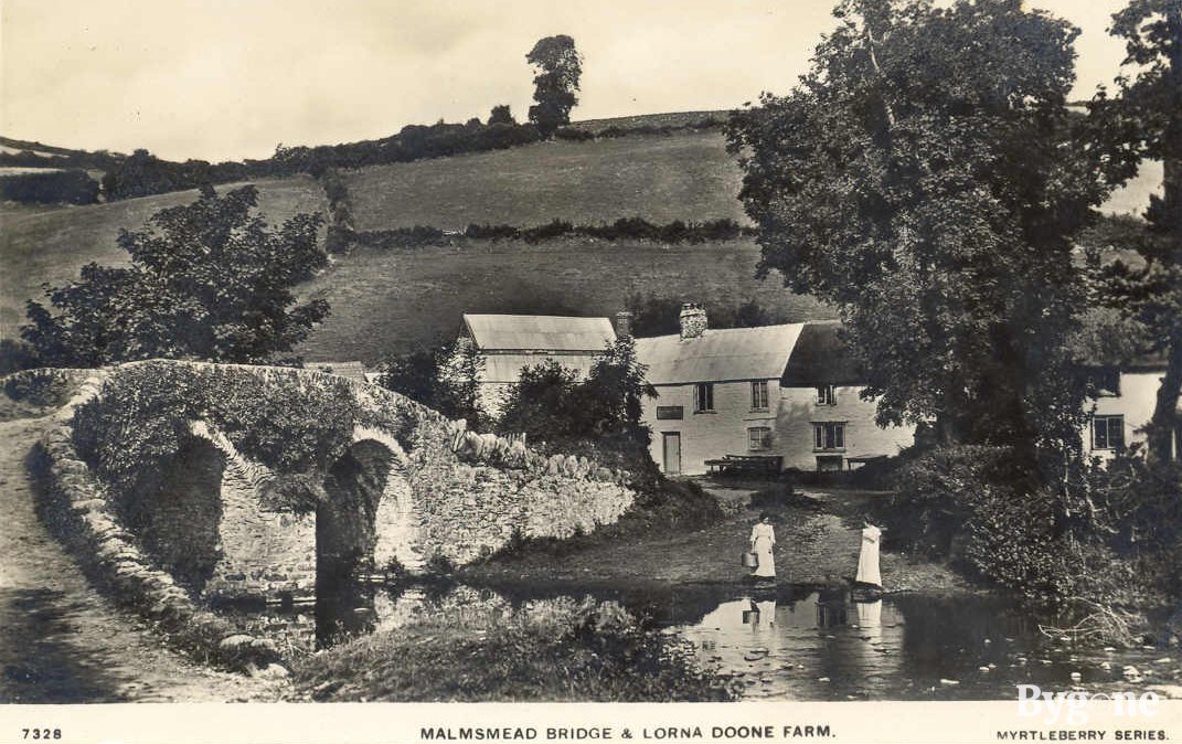 Malmsmead Bridge and Lorna Doone Farm