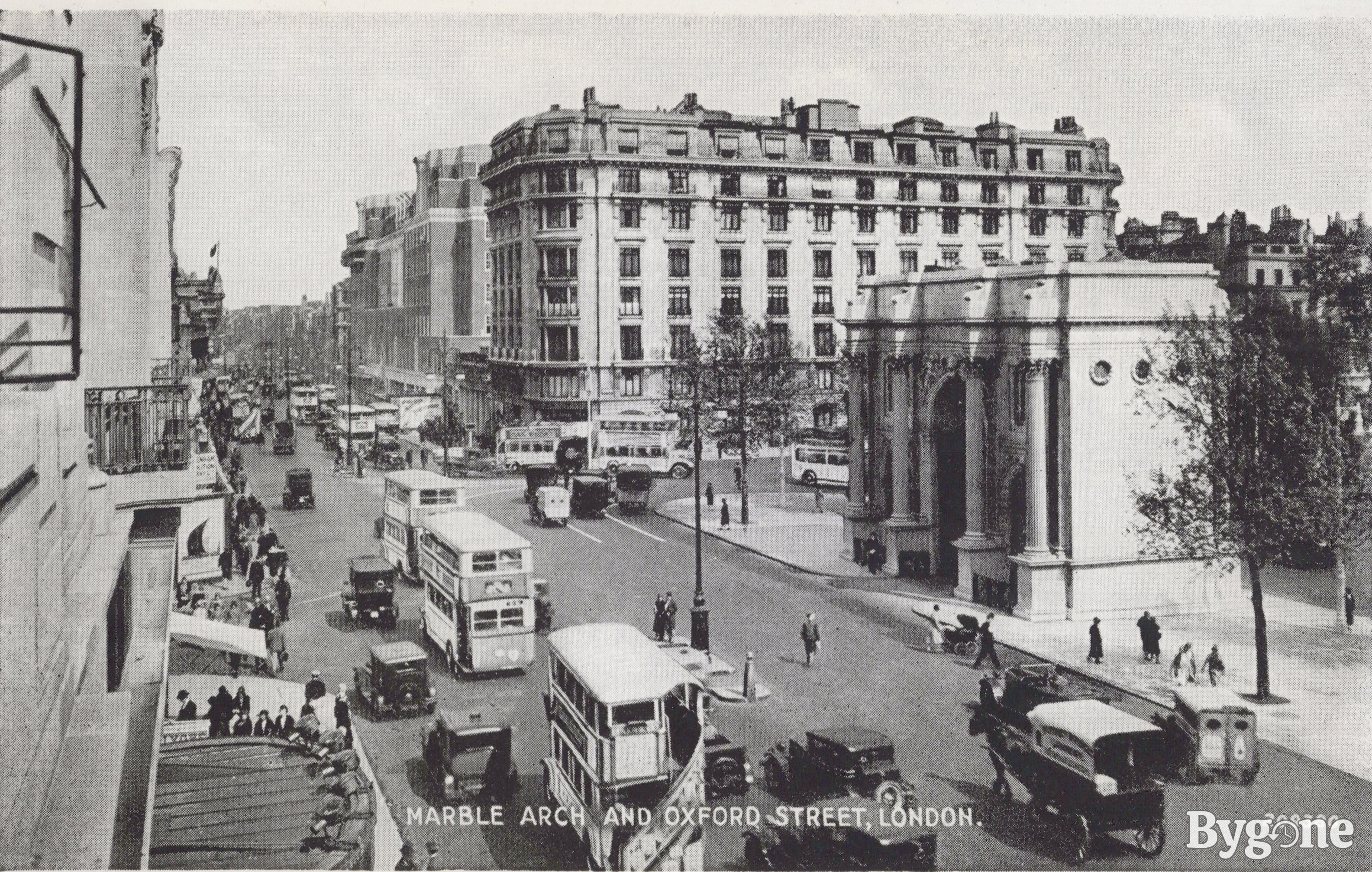 Marble Arch and Oxford Street, London