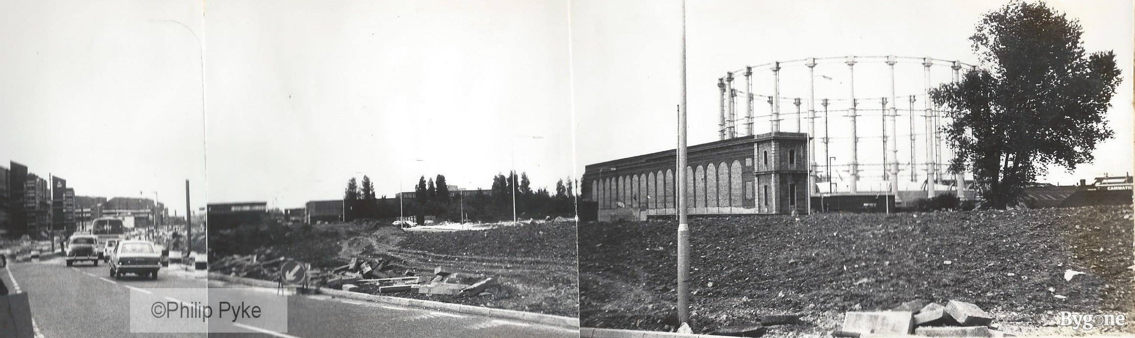 Mile End Road - Portsmouth - showing Gasworks