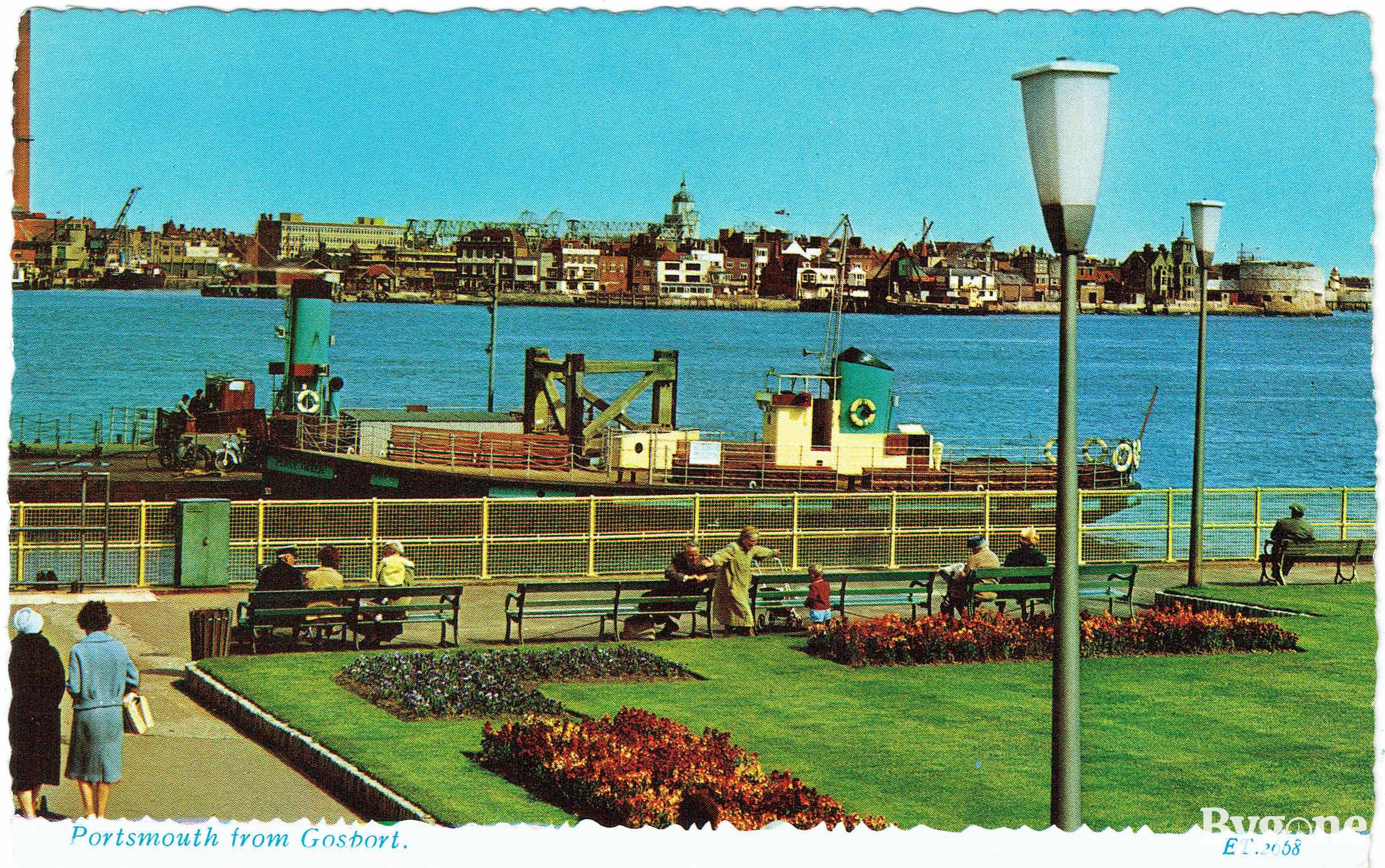 Portsmouth from Gosport, Postcard