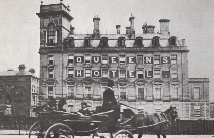 Queens Hotel, original facade, Southsea