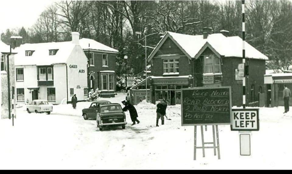 Snow at Horndean