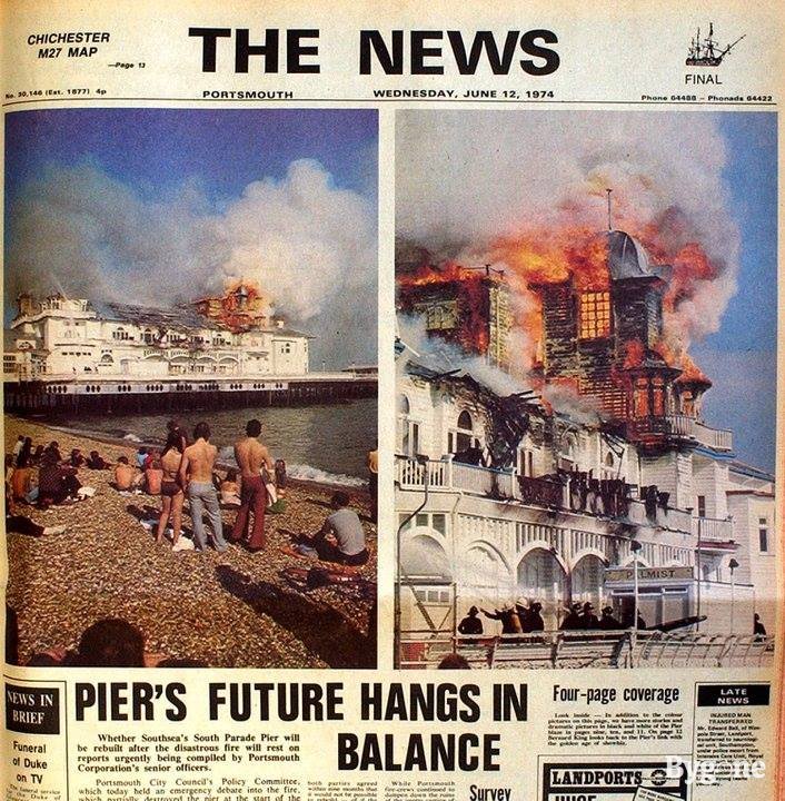 South Parade Pier Fire, The News