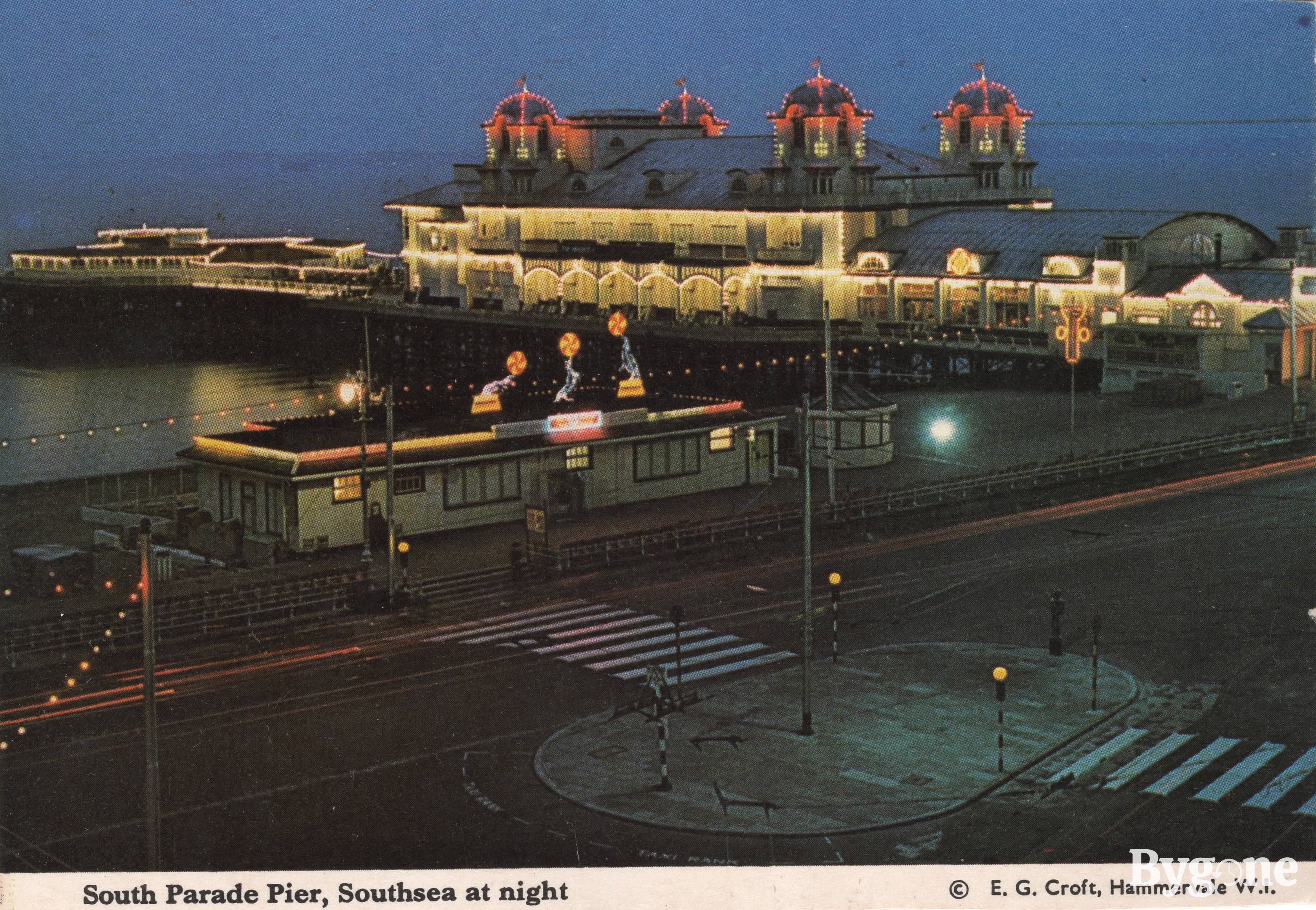 South Parade Pier, Southsea at night