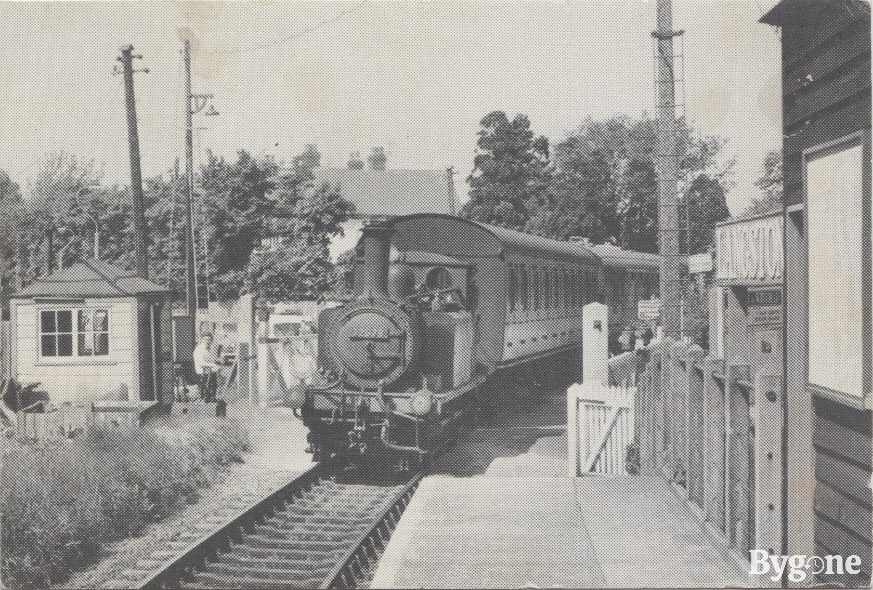 The Hayling Billy arriving at Langston Station, 2 June 1963