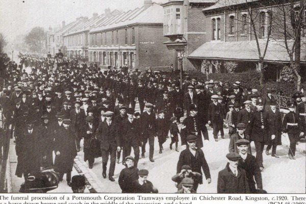 Funeral Procession, Queens Road, Copnor