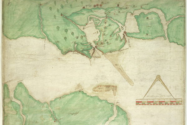 Map of Portsmouth 1585