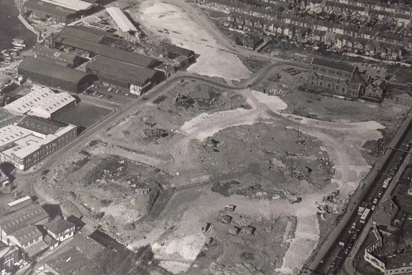 Construction of Rudmore Roundabout - 1972