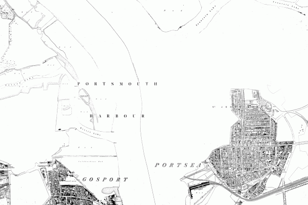 Portsea Ordnance Survey Map 1867-1881