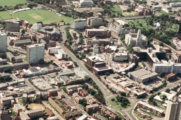 Portsmouth City Centre 1992. Photo Credit: The News Portsmouth