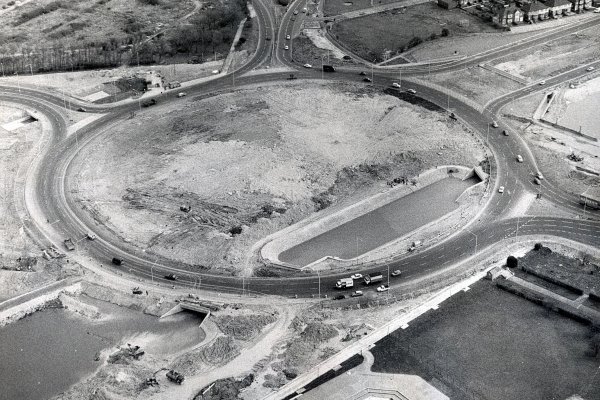 Portsbridge Roundabout, 1970