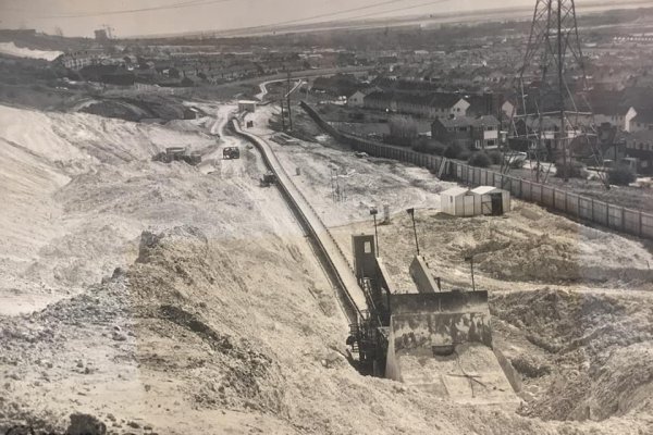 Construction of the M27 Motorway at Paulsgrove