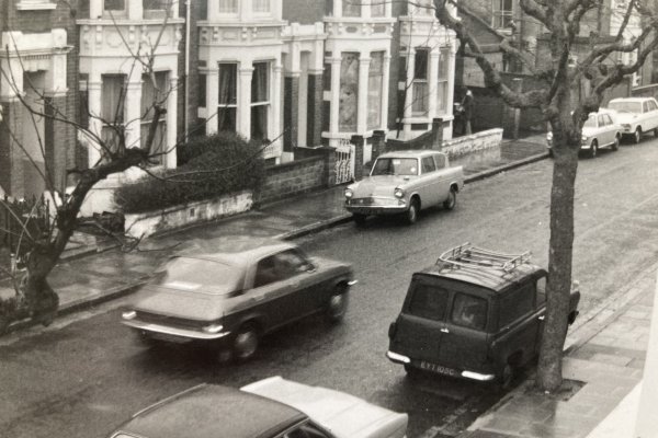 View from 13 Gains Road, 1978