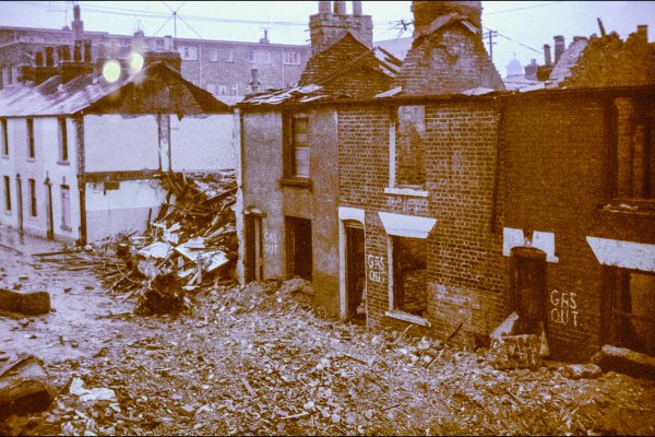Demolition at Waterloo Street, Portsmouth.