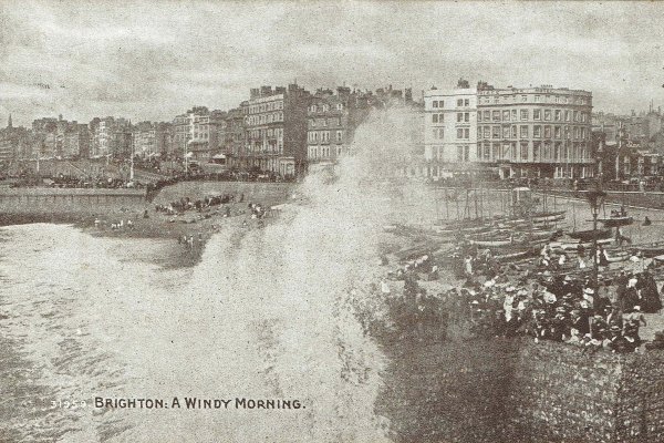 Brighton, A Windy Morning.