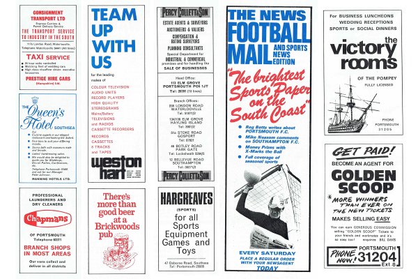 Advertisements from Portsmouth & Hampshire, 1972