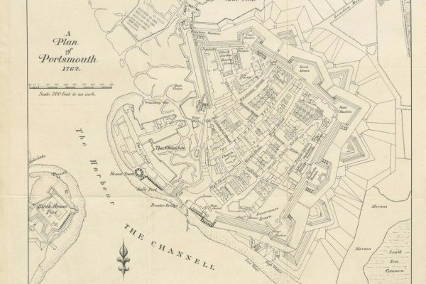 Map of Portsmouth, 1762
