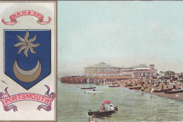 Arms of Portsmouth, Clarence Pier, 1907