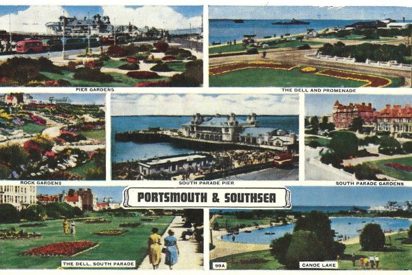 Portsmouth & Southsea Postcard