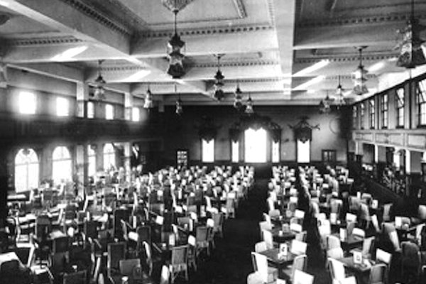 Savoy Cafe interior, Southsea, Portsmouth