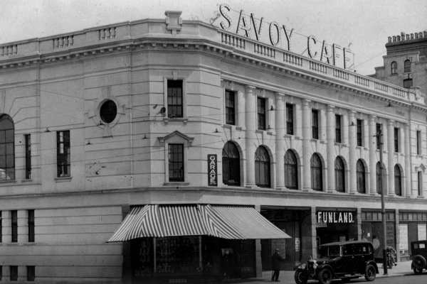 Savoy Cafe exterior, Southsea, Portsmouth, 1920s