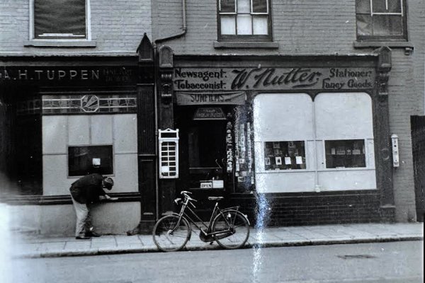 A.H Tuppen, W. Nutter Newsagents, 142 Highland Road, Eastney, 1941.