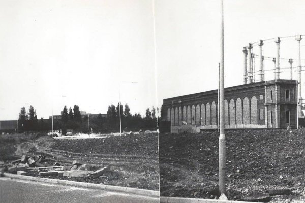Mile End Road - Portsmouth - showing Gasworks