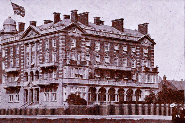 Queens Hotel, Southsea postcard