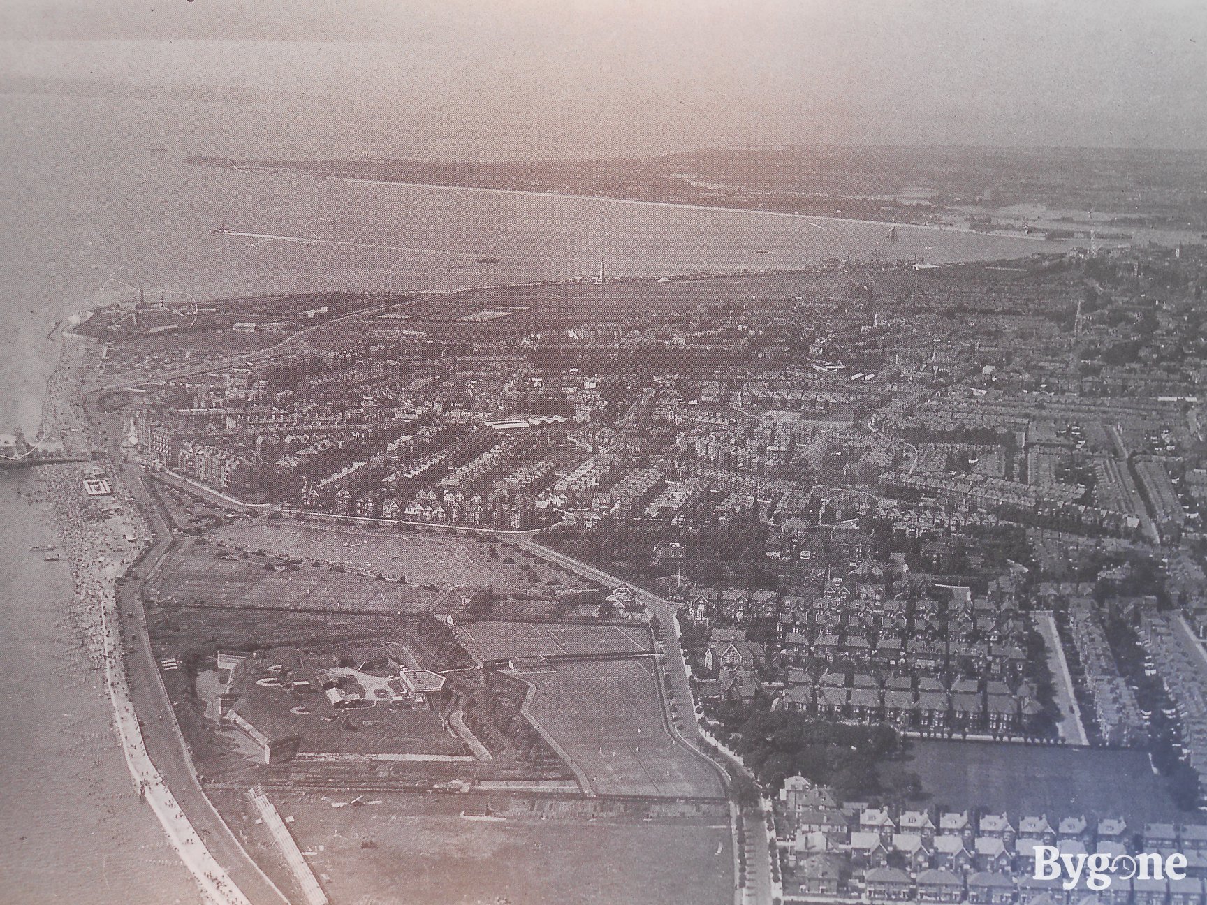 Southsea, Canoe Lake from the air